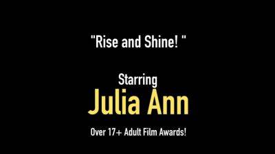 Julia Ann - Hot Step Mother Julia Ann gives Step Son Early AM Handjob - hotmovs.com