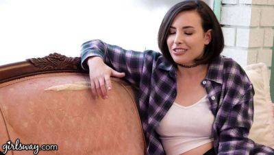 Casey Calvert - Redhead Lesbian Casey Calvert Helps Stuck Neighbor in Lingerie - Pussy Licking & 69 Action - veryfreeporn.com