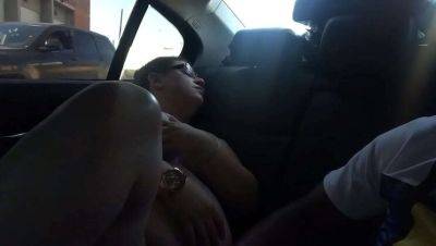 Jazm1z3 and King Of The 626 in Hot Interracial Creampie During LA Traffic - veryfreeporn.com - Los Angeles