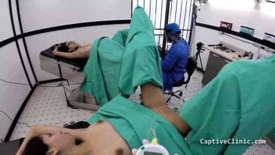 Hot Nurses Angel Santana and Aria Nicole in Steamy Medical Fetish POV - Doggystyle & Missionary Creampie - porntry.com - Usa