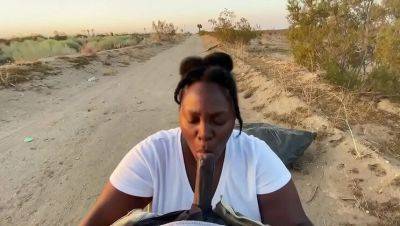 Pulled Over for Public Blowjob and Cumshot in Broad Daylight - porntry.com