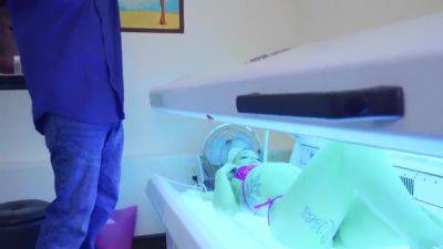 Tattooed Blonde In A Bikini Loves Passionate Fuck In The Solarium - hotmovs.com