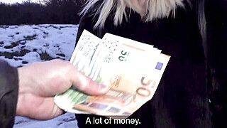 Public Agent - slim Italian blonde with petite body stretched out by big cock in hotel room - ah-me.com - Italy