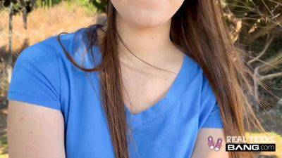 18 Year Old Ava Marina Gets Her Shaved Pussy Creampied - hotmovs.com