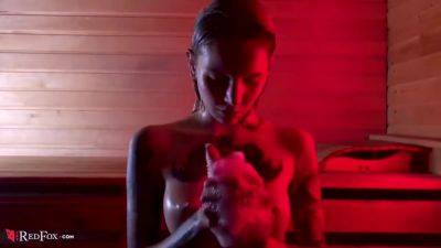 Tattooed Girl Footjob And Handjob Dick Boyfriend In The Bath - hotmovs.com