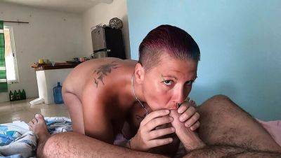 Beky Carril Swallows Cum After Hot Blowjob - POV Cum in Mouth - xxxfiles.com