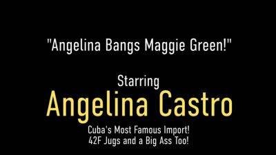 Top Heavy Hotties Maggie Green and Angelina Castro Cum Hard - hotmovs.com