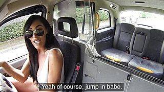 Marcus London - Ava Koxxx - Female Fake Taxi - British brunette babe demands a hard fucking - ah-me.com - Britain