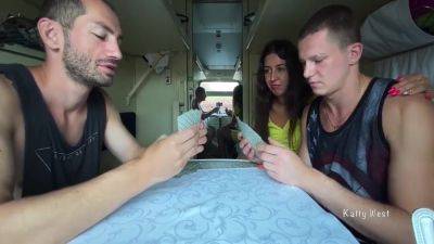 Cuckold Lost His Wife At Cards And Watches How She Gets Fucked On The Train 18 Min - hotmovs.com