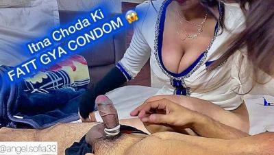 Hardcore Desi Sex: Broken Condom, Rough Fuck from Behind in HD 1080p - porntry.com - India