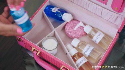 It Puts The Lotion On The Cock With Keiran Lee, Kayla Kayden - Brazzers - hotmovs.com