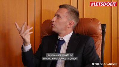 Mariska Belgian Librarian Fucked In The Ass By The Principal - hotmovs.com - Belgium