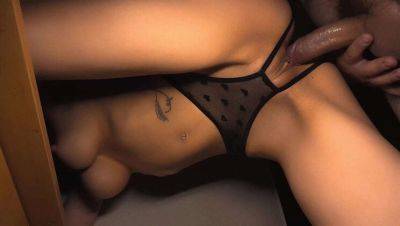 Wife with Perfect Natural Body Fucked Hard in Closeup - Creampie & Cumshot - porntry.com