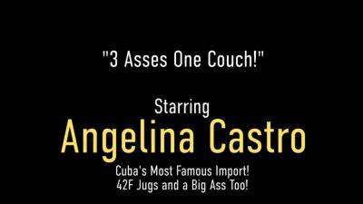 Cuban BBW Angelina Castro and her Friends Love their Dildos - hotmovs.com - Cuba