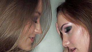 Gorgeous Lesbians Wearing Sexy Nighties Love to Fuck Hard - ah-me.com