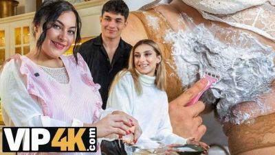 Hot MILF Lucka Cherry Shaves Her Hairy Pussy Before Wild Bathroom Sex With Young Stud - xxxfiles.com