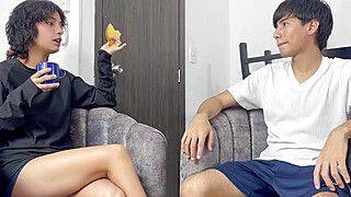 My Stepsister's First Gopher Ends with a Hard Fuck. - ah-me.com