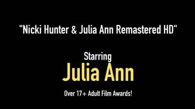 Julia Ann - Cougar Lovers Julia Ann Nicki Hunter have Remastered Sex - hotmovs.com