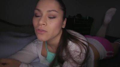 Meana Wolf - Stepsister Sneaks Into Stepbrothers Bedroom Pov - hotmovs.com