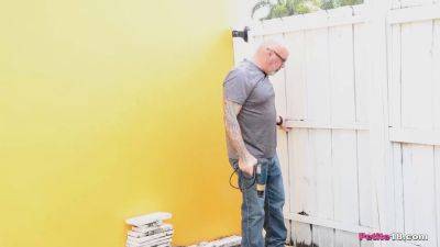 Electra Eats Glass in a Real Man's Ass - A Skinny 18-Year-Old's First Time - sexu.com