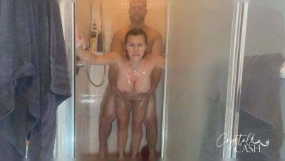 Hot Blonde MILF Fucked Hard in Shower Until She Cums - veryfreeporn.com - Usa