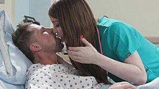 Jane - Tattooed trans nurse grabs patients cock - ah-me.com