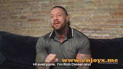 The dark-haired with tattoos was passionately screwed by her fellow boypartner, leaving her wet and kinky - love XXX! - hotmovs.com