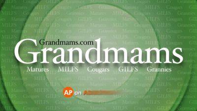 Horny Granny Wants to Get Caught Rubbing in Public Bar by GrandMams - hotmovs.com