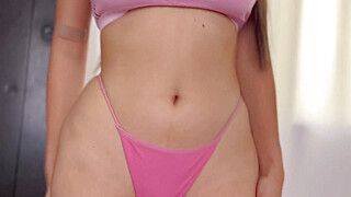 My stepsister looks at my cock and automatically this happens… - ah-me.com