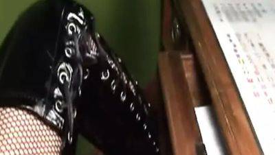 Hot German Blonde Domina Ties Up Her Man and Rides Him Hard in Retro Outfit - xxxfiles.com - Germany