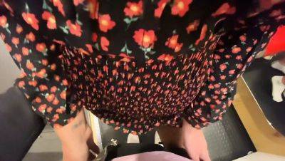 Teen Addy Broke Gives Sloppy Blowjob and Swallows Cum in Shopping Center Locker Room - veryfreeporn.com