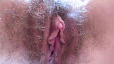 Hairy Pussy Close-Up: Big Clit Dripping Wet Orgasm by Cuteblonde666 - porntry.com