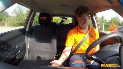 Hot brunette Ginebra Bellucci learns how to drive by fucking Michael Fly's big cock in HD porn - sexu.com