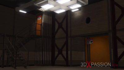 3d Animated In Restricted Area. A Sexy Ebony In Restraints Gest Fucked Hard By A Black Big Cock 4 Min - hotmovs.com