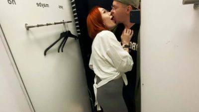 Passionate Redhead Teen Toma Mur Gets Creampie in Mall Toilet - Hot Public Sex & Fitting Room Kissing - veryfreeporn.com - Russia