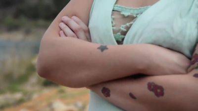 Bosomed Bitch Sucks Chopper Outdoors - Erotic - hotmovs.com