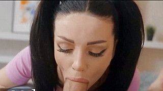 Beautiful brunette teen doggy ass fucked - ah-me.com