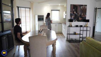 Daphne Laat Is A Horny Milf Cougar Who Seduces Her Son's Best Friend With Cake And Pussy - MatureNl - hotmovs.com