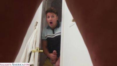 Jenna Starr - Sexy Blonde Milf Takes Her Stepsons Best Friends Big Cock - Jenna Starr - videomanysex.com