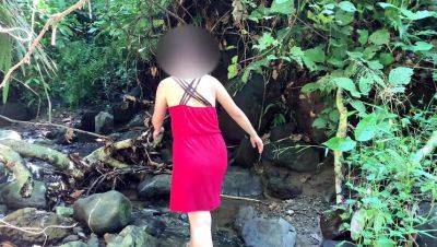 Filipina Amateur StaccyPh Fucks Hard by the River - Uncensored HD Footjob & Cumswap - xxxfiles.com