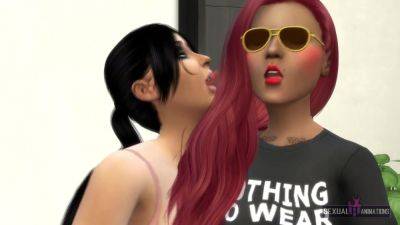 Lesbian Stepsisters Eat Pussy Very Hard - Sexual Hot Animations - upornia.com