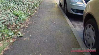 Jim Slip - Crystal Pink, Devon Raine & Pigtail Rub: British slut devours pussy before riding in doggy-style - sexu.com - Britain