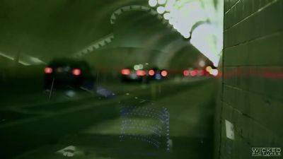 Blindfolded Blonde Beauty Takes Three Big Cocks At One - hotmovs.com