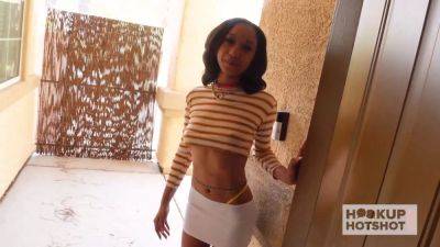 Alicia Reign gets her tight pussy pounded like a ragdoll by her date's man - sexu.com