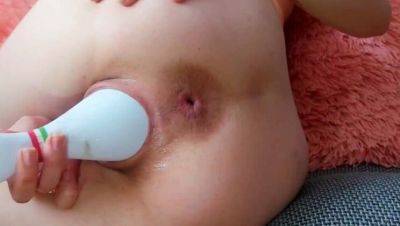 Huge Bowling Pin Anal Fisting - Rough BDSM with Virgin Teen - porntry.com - Japan