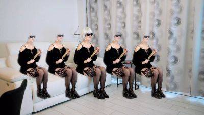 Hot MILF Dominatrix Locks Cuckold in New Chastity Cage - Dirty Talk & Humiliation - porntry.com - France - Belgium