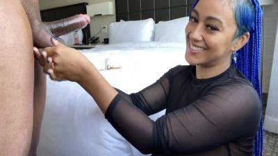 Sloppy Blowjob By Blue Hair Throatgoat 5 Min - hclips.com