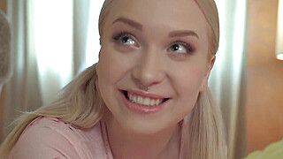 18yrs blonde Step-daughter with Big Natural Tits gets herself stuck in a tent and fucked by Moms boyfriend - FAKEhub - ah-me.com