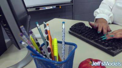 Curvy Teacher Chloe Klein Bangs a Big Dicked Student - hotmovs.com