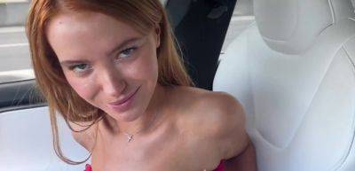 Fucking Super Hot Red Head Zoey Luna In Car - inxxx.com